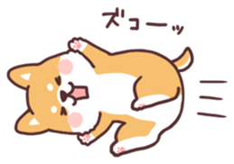 fluffy fat Shiba2 sticker #8424105