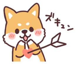 fluffy fat Shiba2 sticker #8424107