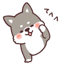 fluffy fat Shiba2 sticker #8424110