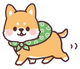 fluffy fat Shiba2 sticker #8424111