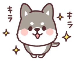 fluffy fat Shiba2 sticker #8424125