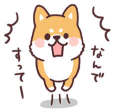 fluffy fat Shiba2 sticker #8424132
