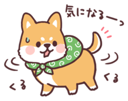 fluffy fat Shiba2 sticker #8424134