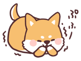 fluffy fat Shiba2 sticker #8424138