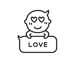 Speech Balloon Boy sticker #8424481