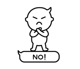 Speech Balloon Boy sticker #8424493