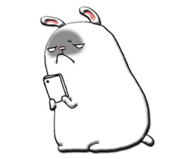 Rabbit such as the rice cake sticker #8424786
