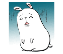 Rabbit such as the rice cake sticker #8424787