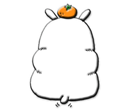 Rabbit such as the rice cake sticker #8424791