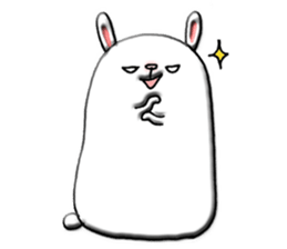Rabbit such as the rice cake sticker #8424799