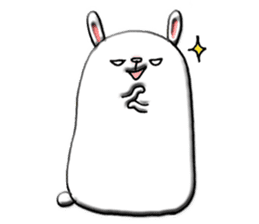 Rabbit such as the rice cake sticker #8424799