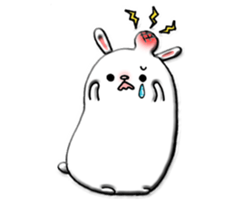 Rabbit such as the rice cake sticker #8424800