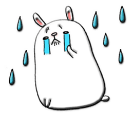 Rabbit such as the rice cake sticker #8424801