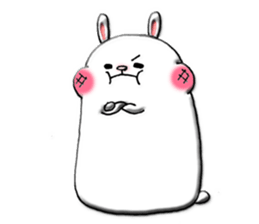Rabbit such as the rice cake sticker #8424802