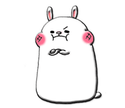Rabbit such as the rice cake sticker #8424802