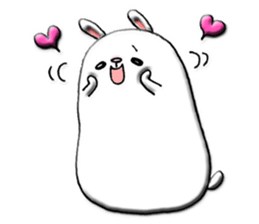 Rabbit such as the rice cake sticker #8424805