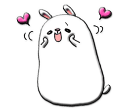 Rabbit such as the rice cake sticker #8424805