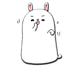 Rabbit such as the rice cake sticker #8424806