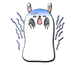 Rabbit such as the rice cake sticker #8424811
