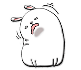 Rabbit such as the rice cake sticker #8424812