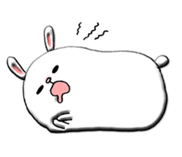 Rabbit such as the rice cake sticker #8424814
