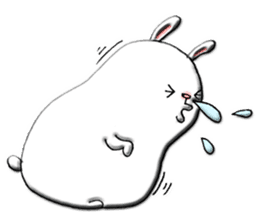 Rabbit such as the rice cake sticker #8424817