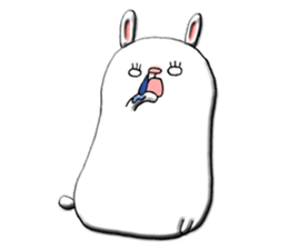 Rabbit such as the rice cake sticker #8424818