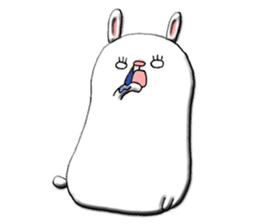 Rabbit such as the rice cake sticker #8424818
