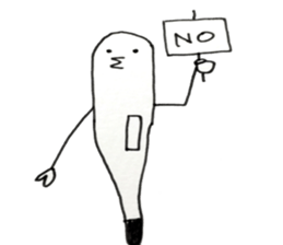 Thermometer boy sticker #8424862