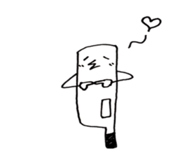 Thermometer boy sticker #8424866