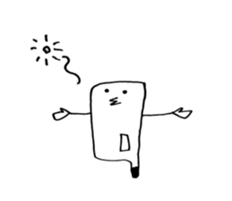 Thermometer boy sticker #8424870