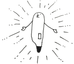 Thermometer boy sticker #8424876