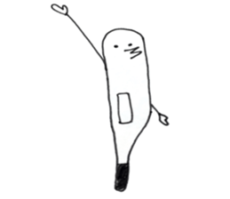 Thermometer boy sticker #8424891