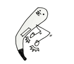 Thermometer boy sticker #8424894