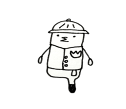 Thermometer boy sticker #8424896