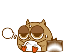 Mr. Owl !!! sticker #8425302
