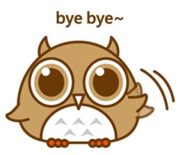 Mr. Owl !!! sticker #8425307