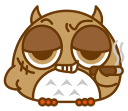 Mr. Owl !!! sticker #8425309