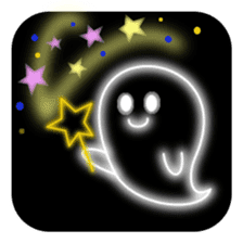 The ghost of night sticker #8425340