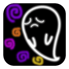 The ghost of night sticker #8425362