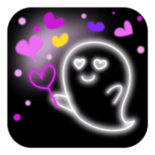 The ghost of night sticker #8425370