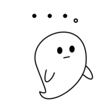 The ghost of night sticker #8425374