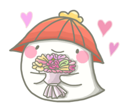 cute Mochi ghost sticker #8425820