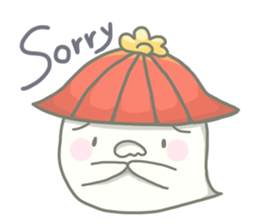 cute Mochi ghost sticker #8425831