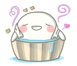 cute Mochi ghost sticker #8425833