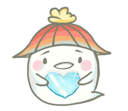 cute Mochi ghost sticker #8425834