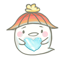 cute Mochi ghost sticker #8425834
