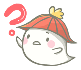 cute Mochi ghost sticker #8425835