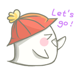 cute Mochi ghost sticker #8425837