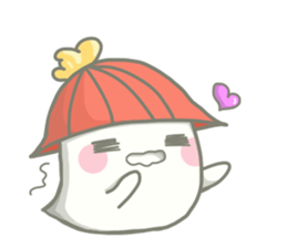 cute Mochi ghost sticker #8425839